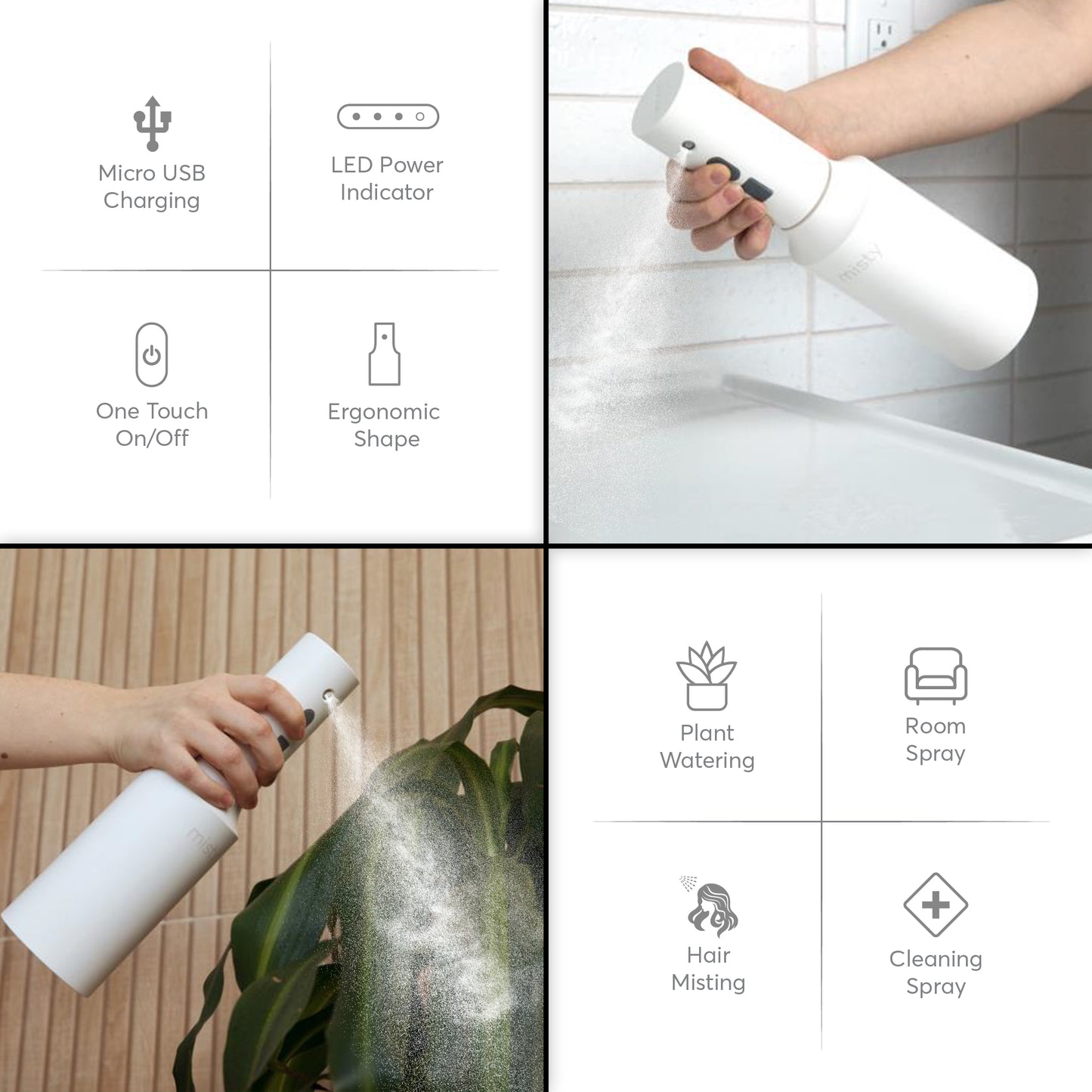 Mist-e Electric Spray Bottle