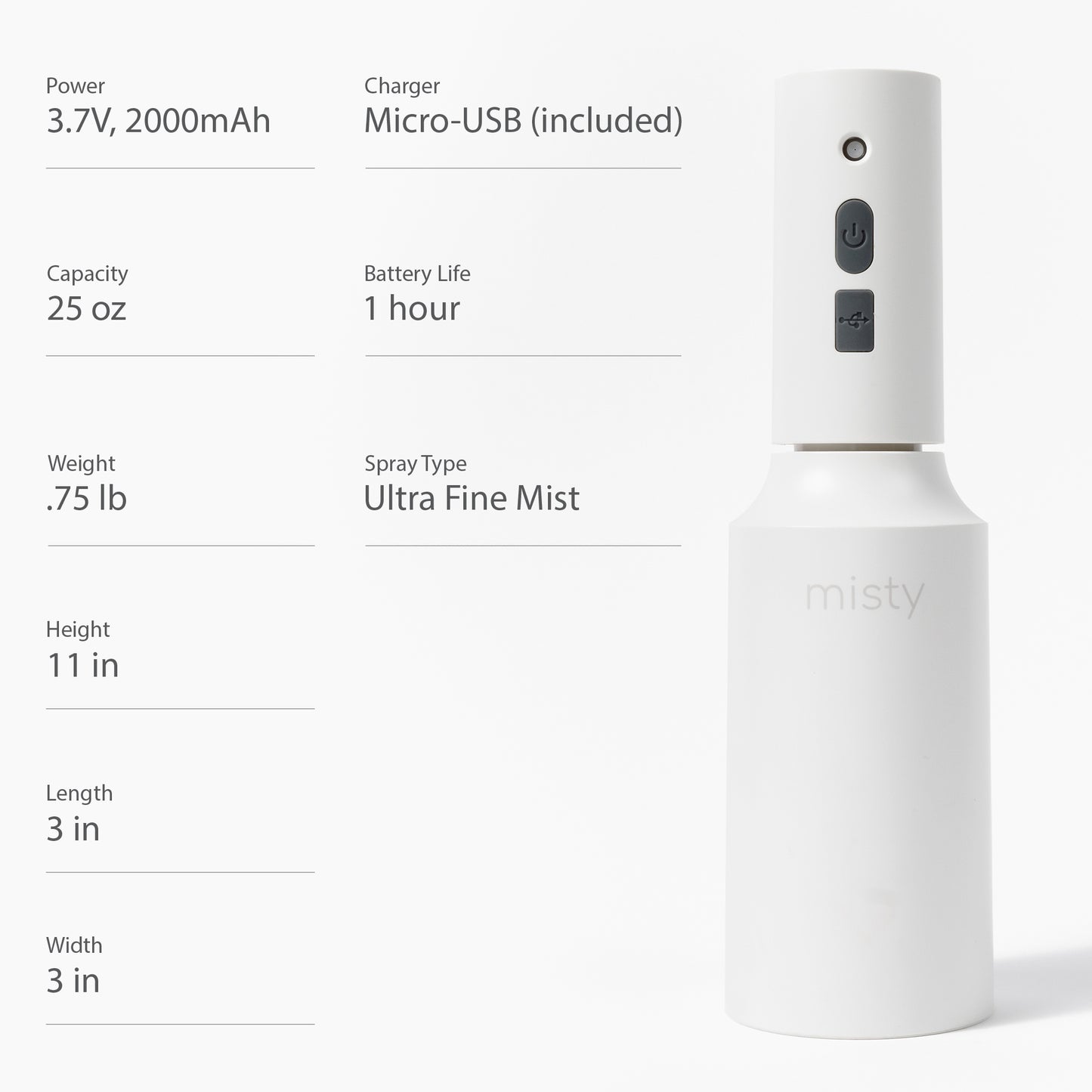 Mist-e Electric Spray Bottle