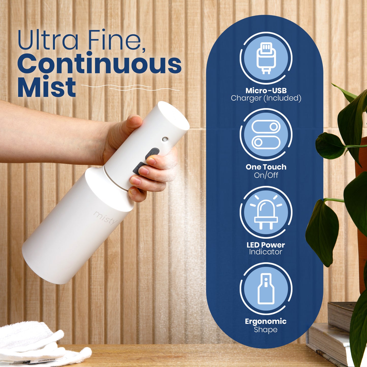 Mist-e Electric Spray Bottle